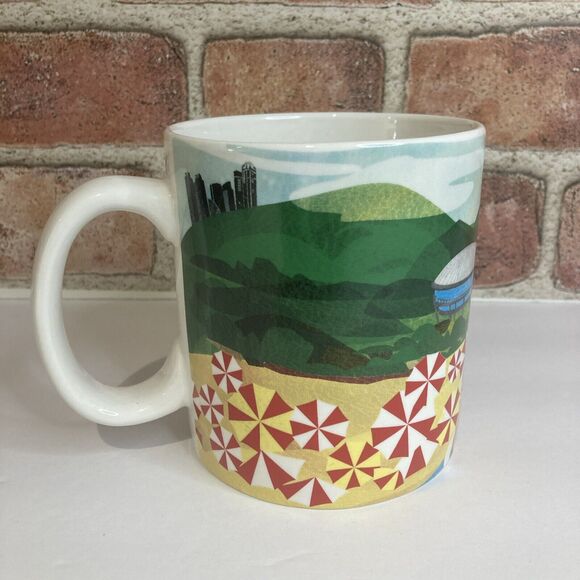 Starbucks 2012 Busan City Skyline Korea Coffee Tea Mug 16 oz - Picture 3 of 8